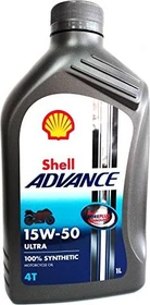 Shell Advance 4T Ultra 15W-50 1l