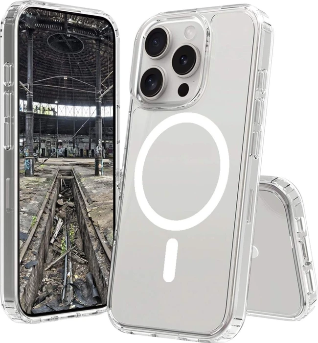 JT Berlin Pankow Clear Case MagSafe für Apple iPhone 16 Pro Max transparent