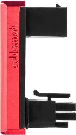 CableMod 12VHPWR Winkeladapter 180 Grad, Variante A, Sense-Pins an der Unterseite, rot