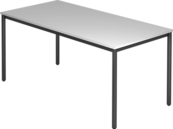 Hammerbacher Meeting D-Serie DR16/5/D Konferenztisch 160x80cm grau/schwarz
