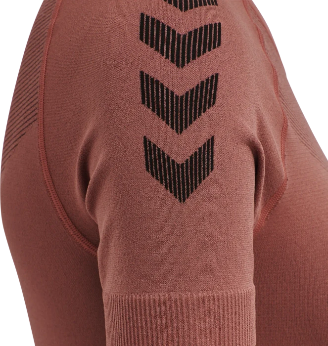 hummel Seamless Jersey Funktionsshirt kurzarm marsala (Damen)
