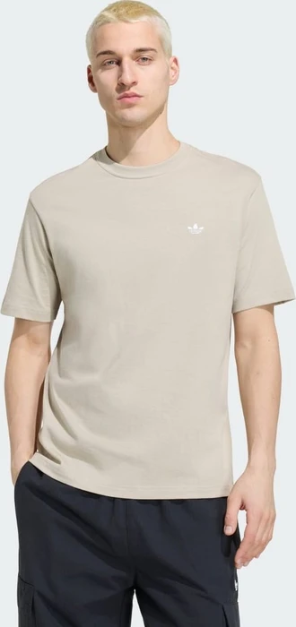 adidas Trefoil Essentials T-Shirt kurzarm khaki three (Herren)