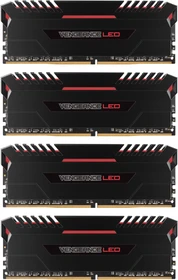 Corsair Vengeance LED rot UDIMM 32GB Kit, DDR4-3000, CL16-18-18-36