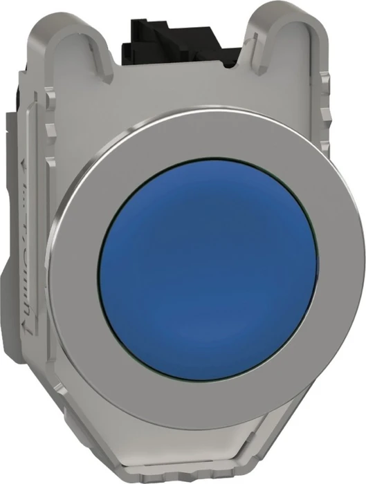 Schneider Electric Drucktaster komplett Harmony XB4F 30mm 1S, blau