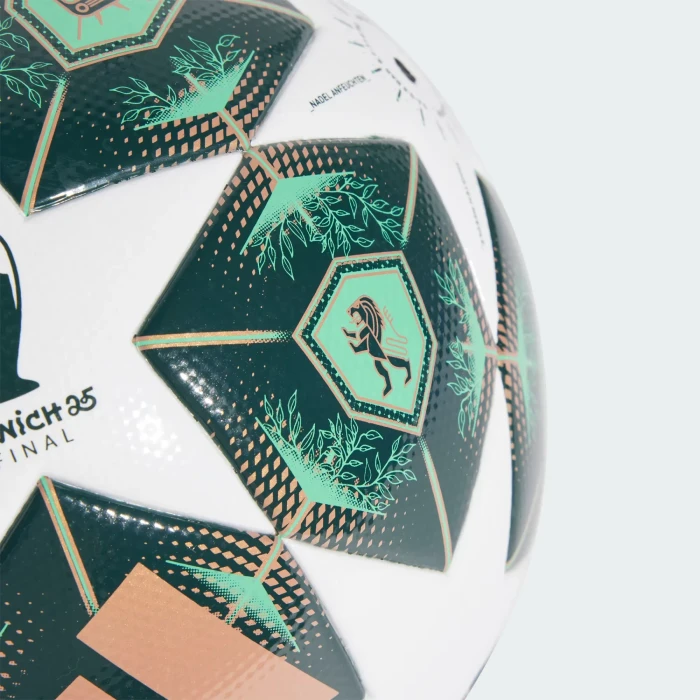 adidas UCL 2024/2025 Knockout Phase League Fußball white/shadow green/solar slime