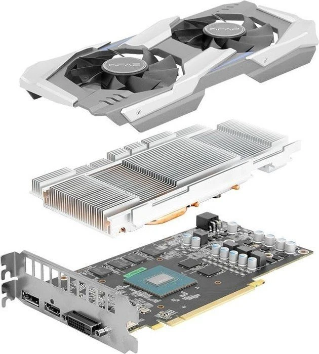 KFA2 GeForce GTX 1060 OC, 6GB GDDR5, DVI, HDMI, DP, bulk