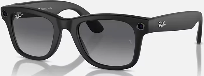 Ray-Ban RW4006 Meta Wayfarer 53mm matte black/graphite