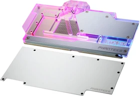 Phanteks Glacier G30 Strix chrome, mit Backplate