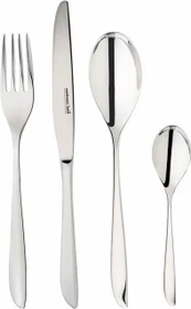 Sambonet Leaf Edelstahl 18/10 Monoblock Besteck-Set poliert, 24-tlg.
