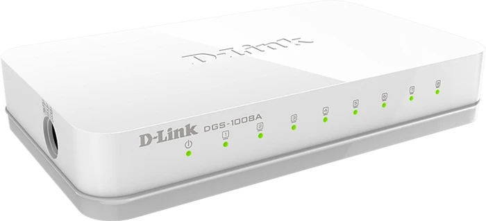 D-Link GO Easy Desktop Gigabit Switch, 8x RJ-45
