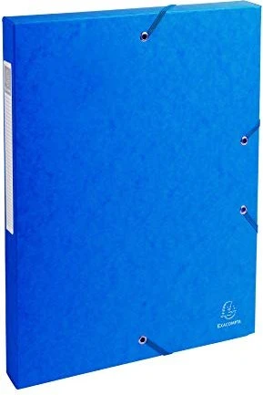 Exacompta Archivbox Colorspan Karton 25mm, A4, blau, 8er-Pack