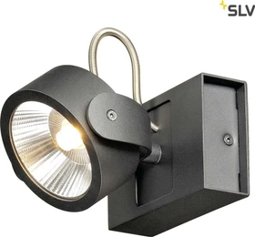 SLV Kalu LED Wand-/Deckenleuchte 60° 1-flammig schwarz