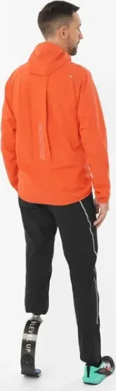 Salomon Bonatti Trail Laufjacke cherry tomato (Herren)