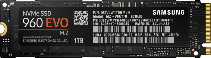 Samsung SSD 960 EVO, M.2
