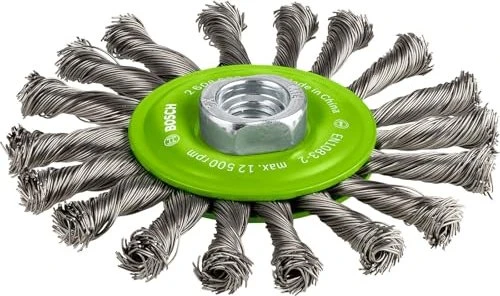 Bosch Professional PRO Stainless Steel Heavy Scheibenbürste, 115mm, 1 Stück