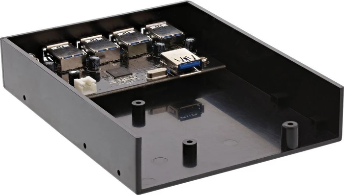 InLine 3.5" USB-Hub, 4x USB-A 3.0, USB-A 3.0 [Buchse]