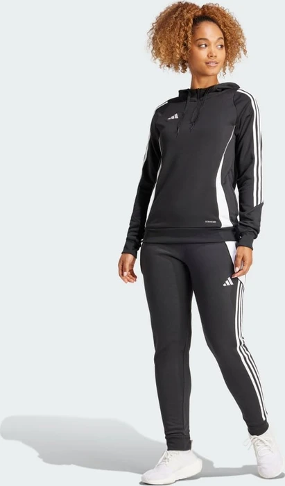 adidas Tiro 24 Trainingshose lang schwarz/weiß (Damen)