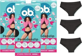o.b. Periodenslip Classic, 3 Stück (verschiedene Größen)