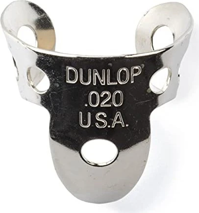 Dunlop Nickel Silver Finger & Thumbpicks, .020", 5-Pack