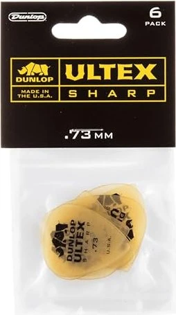 Dunlop Ultex Sharp Pick, .73mm, 6-Pack