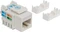 Intellinet Keystone Modul RJ-45 Buchse via Verlegekabel Cat6, weiß Vorschaubild