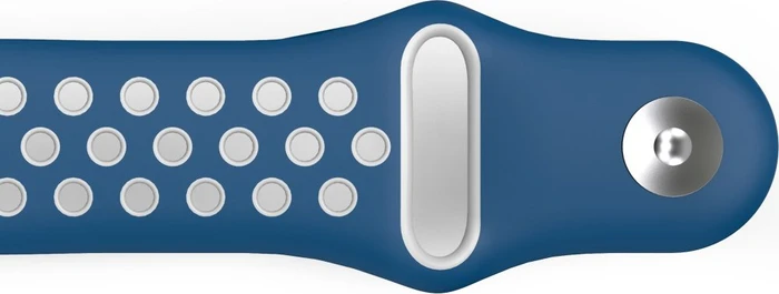 Hama Ersatzarmband Sport für Fitbit Versa 2 blau/grau
