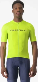 Castelli Prologo Lite Trikot kurzarm electric lime/deep green (Herren)
