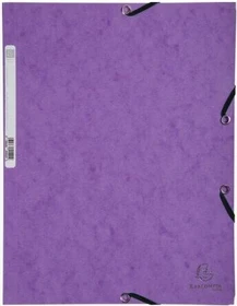 Exacompta Sammelmappe Colorspan 400g/m² mit Gummizug, A4, violett