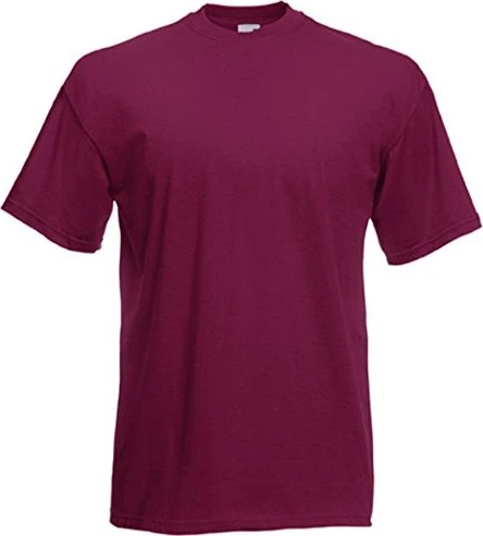 Fruit Of The Loom Valueweight T-Shirt kurzarm burgundy
