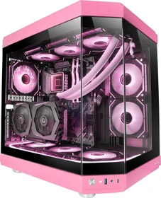 Mars Gaming MC-3TP, rosa, Glasfenster