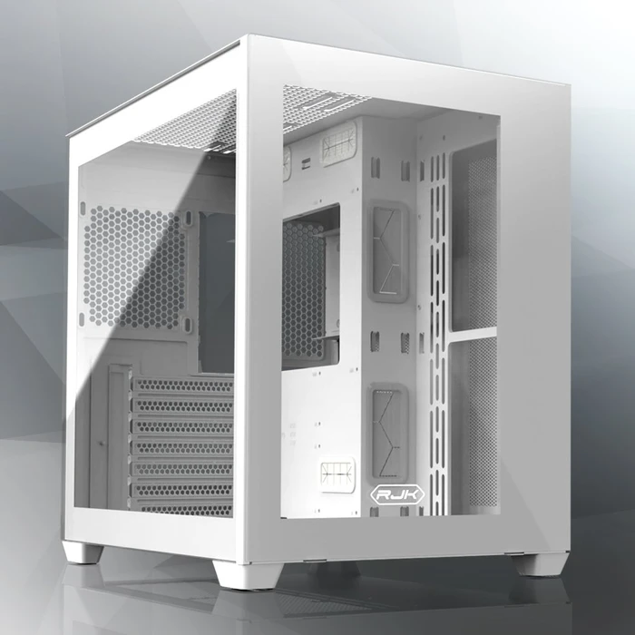 Raijintek Paean C7, weiß, Glasfenster