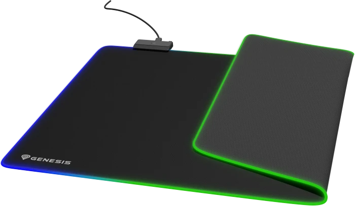 Genesis Boron 500 XXL RGB Gaming Mousepad, 800x400mm, schwarz