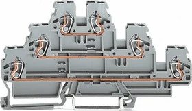 Wago Dreistockklemme Serie 870, grau