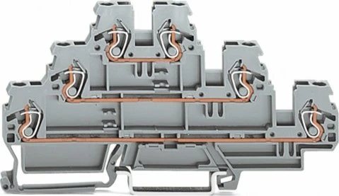 Wago Dreistockklemme Serie 870, grau