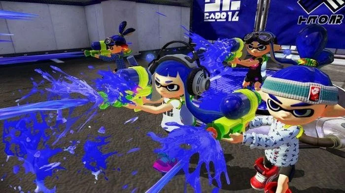 Splatoon - inkl. amiibo Figur Inkling-Tintenfisch (WiiU)