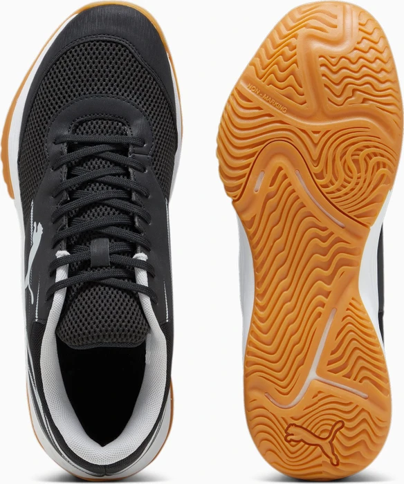 Puma Varion II Indoor puma black/cool light gray/yellow blaze/gum