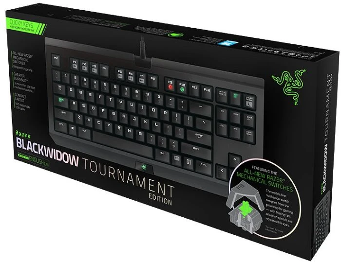 Razer BlackWidow Tournament Edition 2014, Razer GREEN, USB, DE