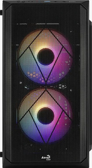AeroCool CS-107, Lüfter LED RGB, Acrylfenster