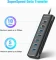RSHTech 7 Port USB Hub mit Schalter und Netzteil, USB-C/USB-A 3.1 [Stecker] Vorschaubild