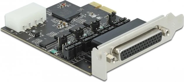 DeLOCK 4x seriell RS-232, PCIe 2.0 x1