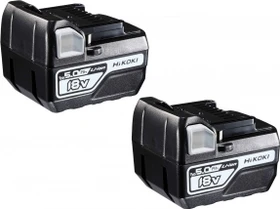 Hikoki BSL1850C Werkzeug-Akku 18V, 5.0Ah, Li-Ionen, 2 Akkus [10.0Ah] [180Wh]