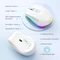 Seenda Rechargeable Wireless RGB Mouse mit Jiggler-Funktion, weiß, USB Vorschaubild