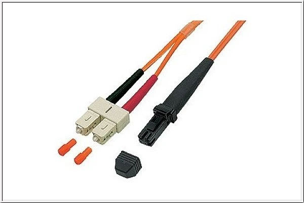 Good Connections LWL Duplex Kabel, OM1, 1x MT-RJ Stecker/2x SC Stecker, 20m, orange