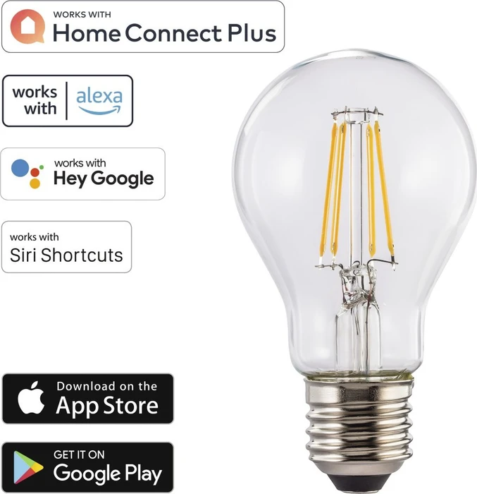 Hama WiFi Filament LED Birne 7W E27