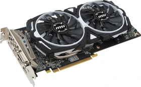 MSI Radeon RX 480 Armor 8G OC, 8GB GDDR5, DVI, 2x HDMI, 2x DP