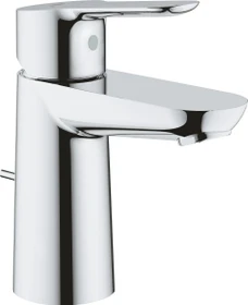 Grohe BauEdge Einhand-Waschbeckenarmatur 1/2" S-Size mit Ablauffernbedienung chrom