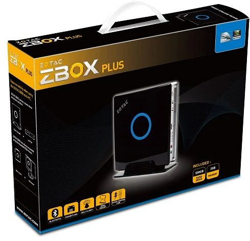Zotac ZBOX ID86 Plus, Atom D2550, 2GB RAM, 500GB HDD, GeForce 610M