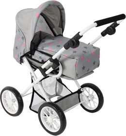 Bayer Chic 2000 Leni 3in1 Kombipuppenwagen Sternchen grau