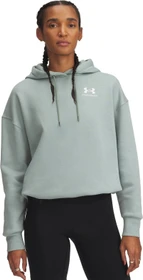 Under Armour Icon Fleece Oversize Hoodie silica green/white (Damen)