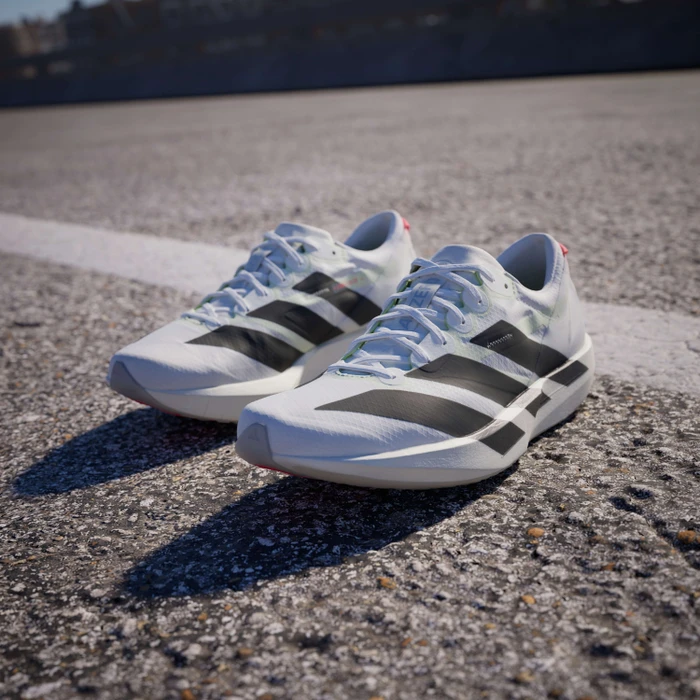 adidas Adizero Adios 9 cloud white/core black/lucid red (Damen)